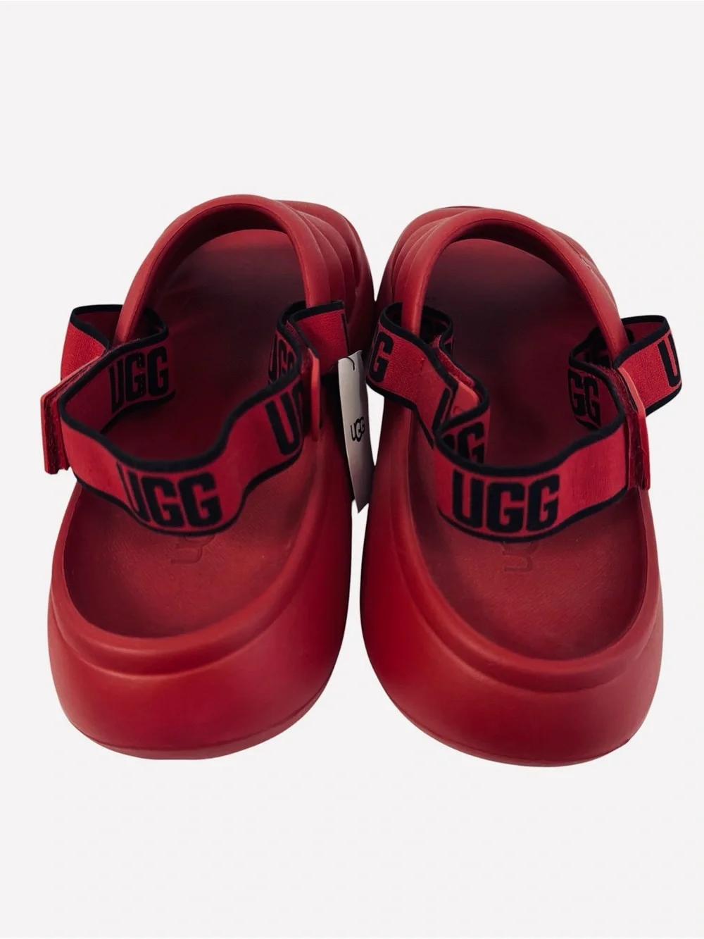 Ugg Australia M Sport Yeah Cushioned Sandals w/Removable Strap Red Mens Size 13